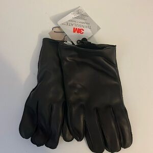 Danielle NOLAN XL Men’s Gloves Lamb Leather BLACK